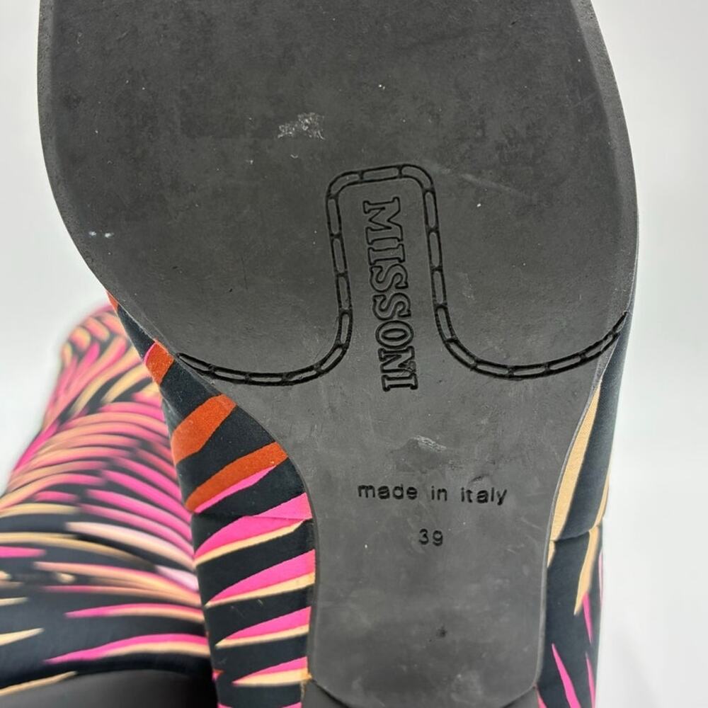 39 Missoni Satin Printed Boots - Picture 4 of 9